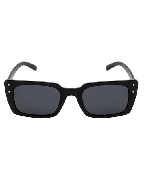 ted smith unisex square black sunglass - 17925431 - Very Small Image - 1