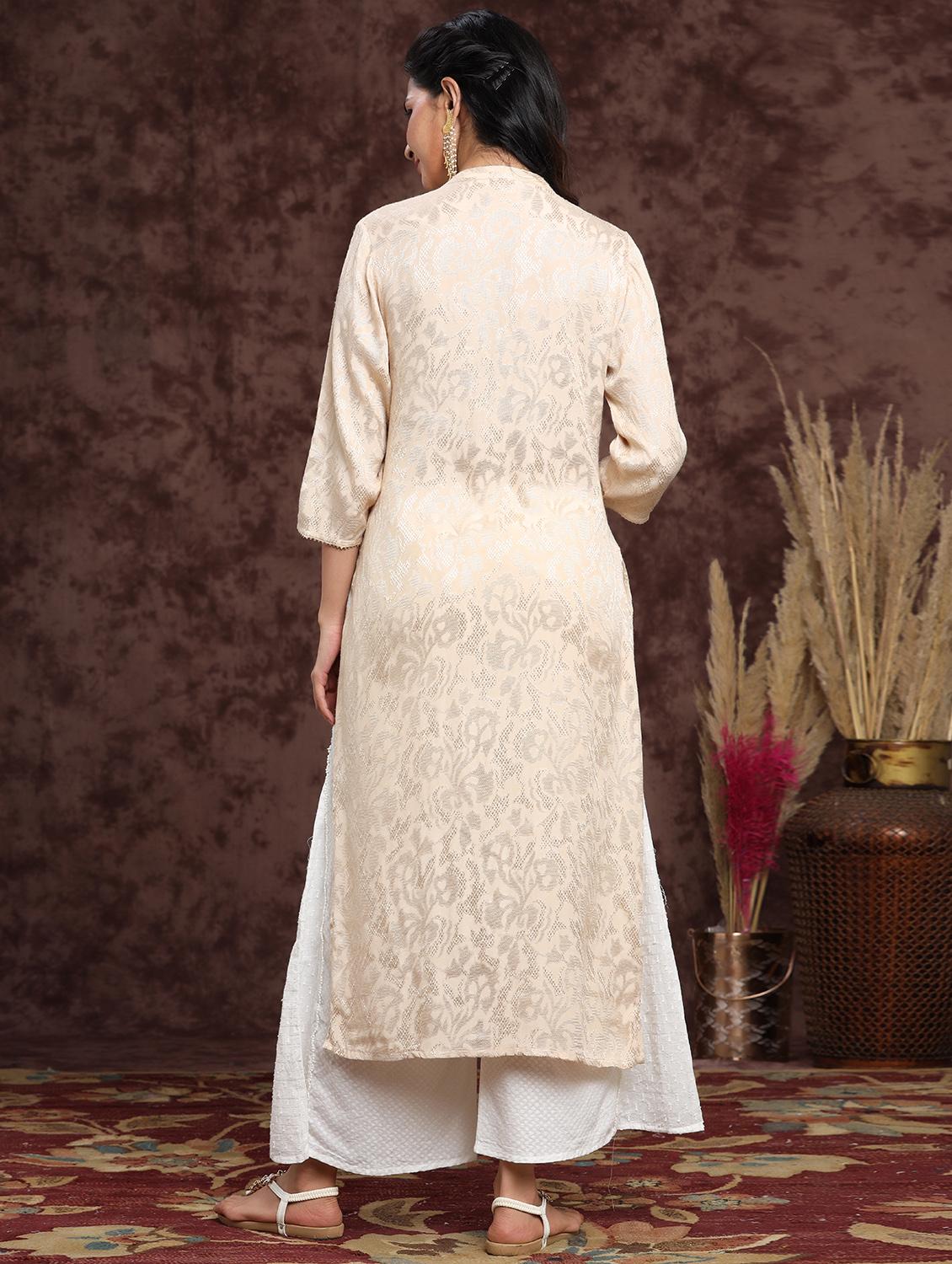 women's straight kurta - 17948098 - Zoom Image - 2