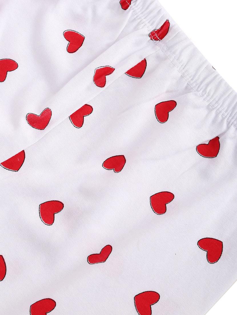 round neck printed nightwear pajama set - 17948383 - Zoom Image - 3