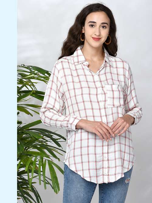 check print regular shirt - 17949262 - Very Small Image - 1