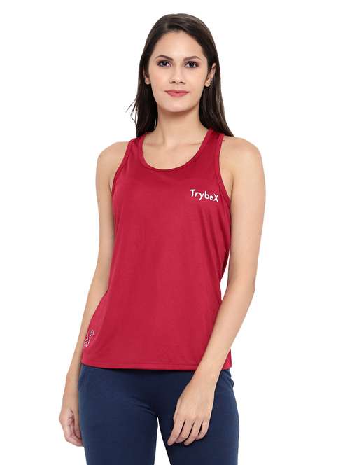 racerback solid tank tee  - 17967212 - Very Small Image - 1