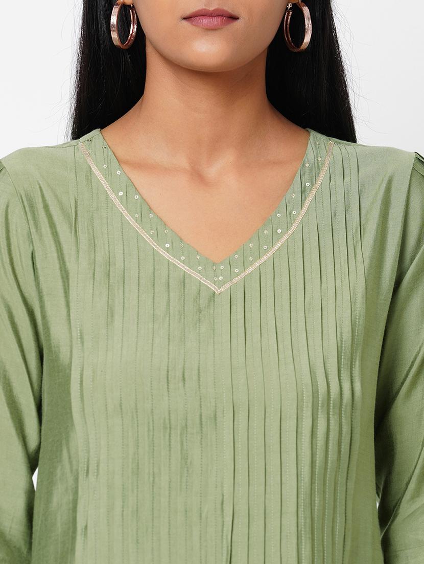 women's straight kurta - 17971042 - Zoom Image - 4
