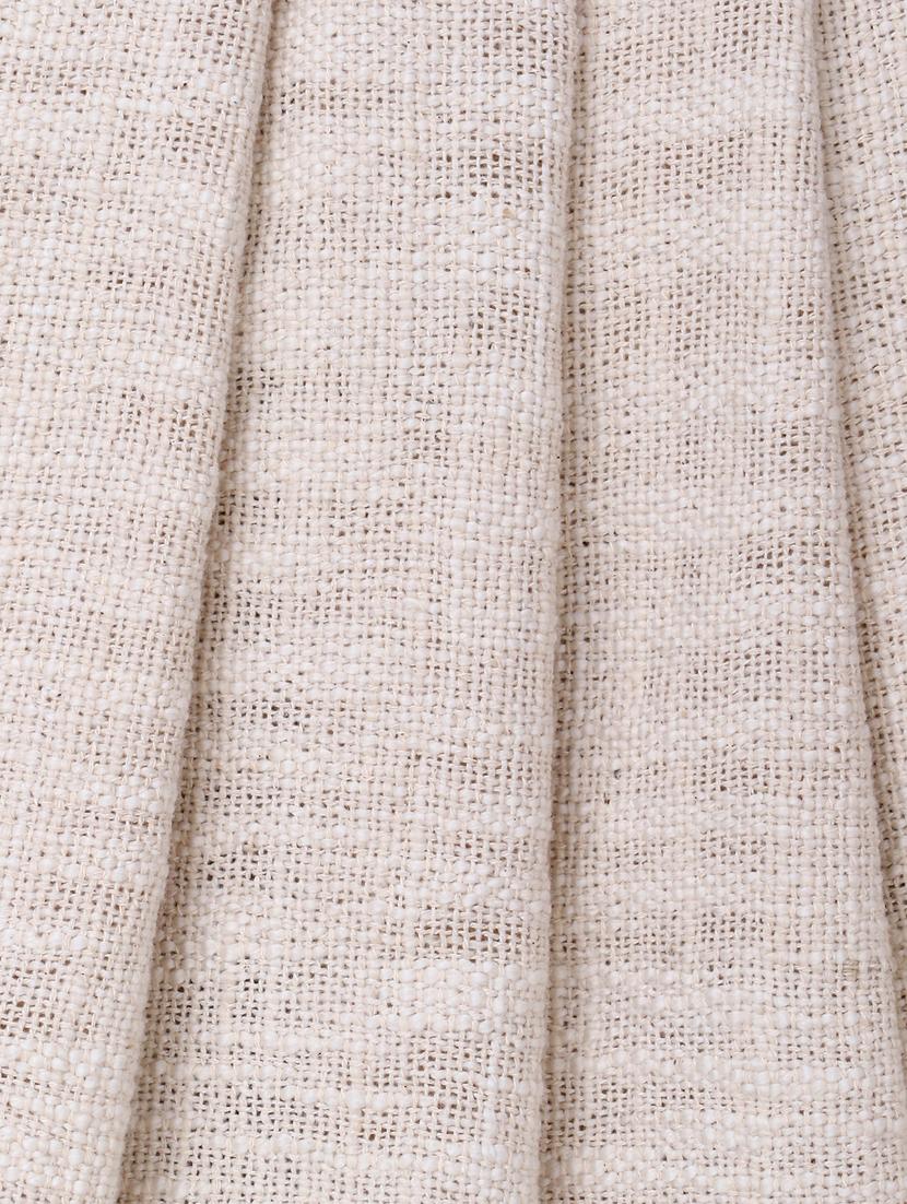 mezposh droplet natural polycotton self design textured sofa throw (48in x 72in) - 17977819 - Zoom Image - 3
