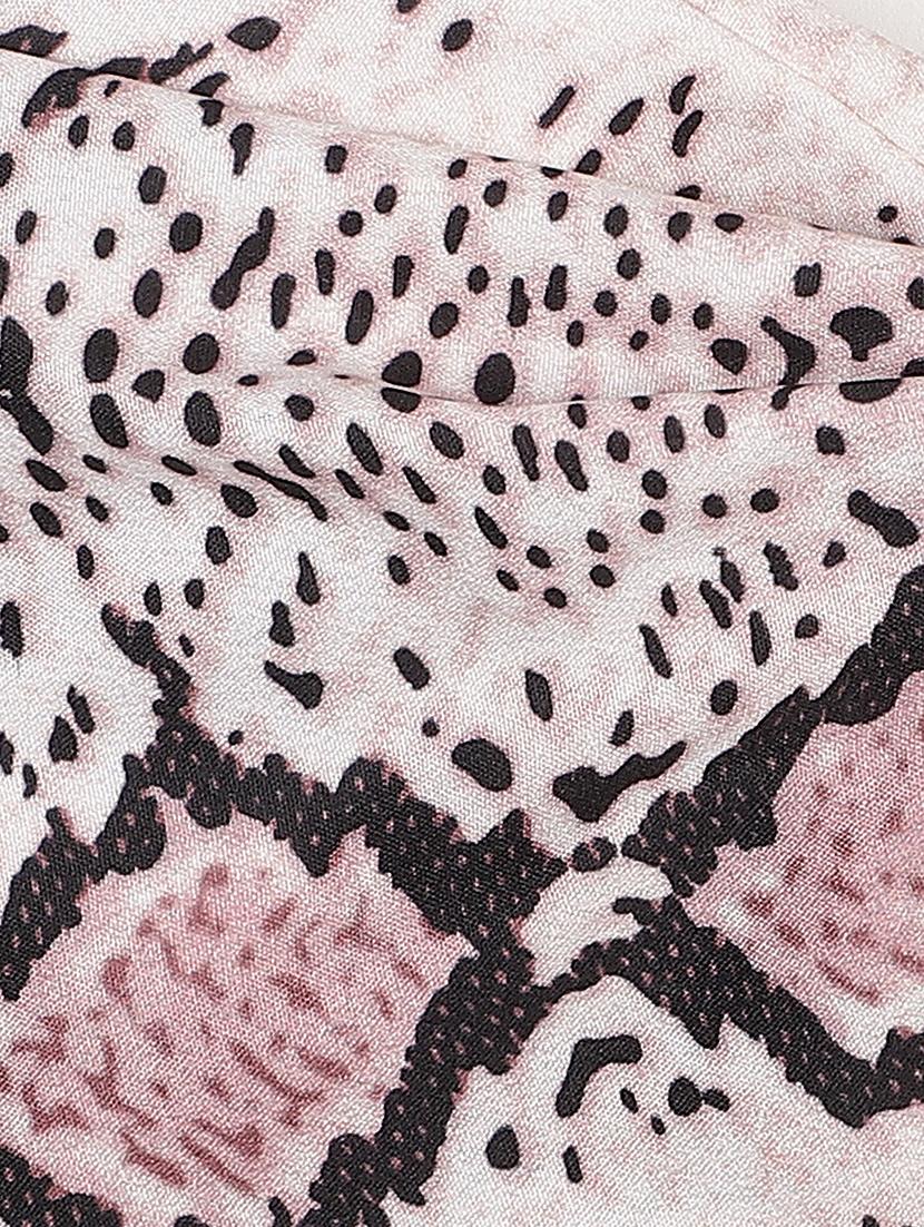 off white printed viscose headband and scrunchy combo pack - 17987268 - Zoom Image - 7