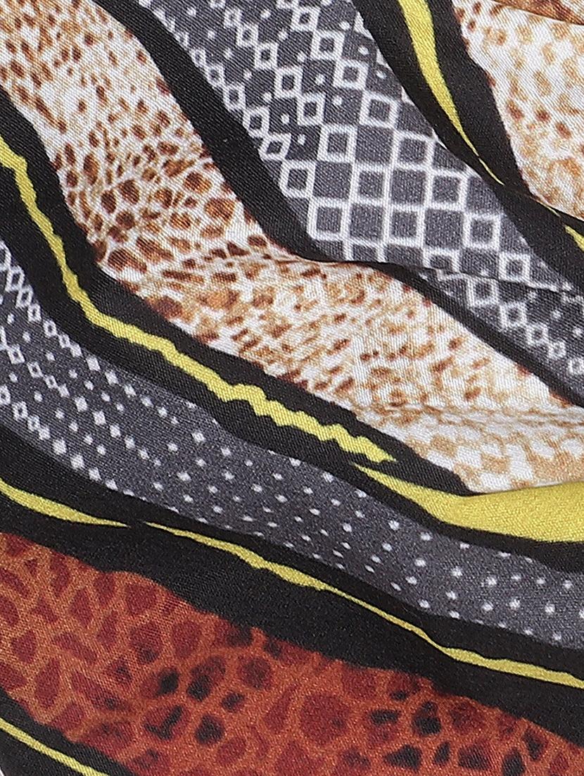 multi-color printed viscose knot design headband - 17987273 - Standard Image - 3