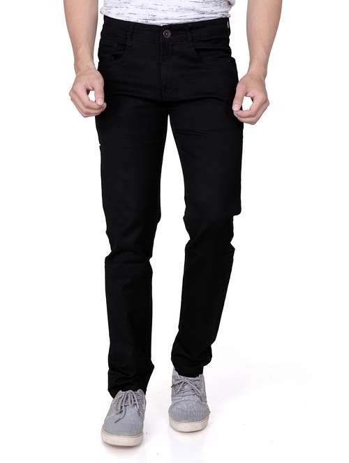 mens slim fit plain jeans - 18003470 - Very Small Image - 1