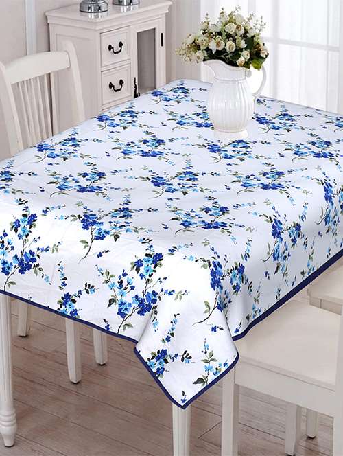 texstylers 200 tc pure cotton canvas jaipuri block printed 6 seater table cloth cover - 18003774 - Very Small Image - 1