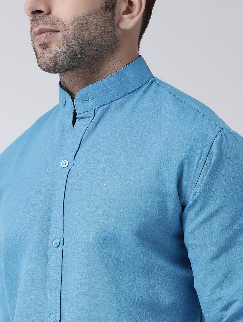 mens solid casual shirt - 18013475 - Zoom Image - 5