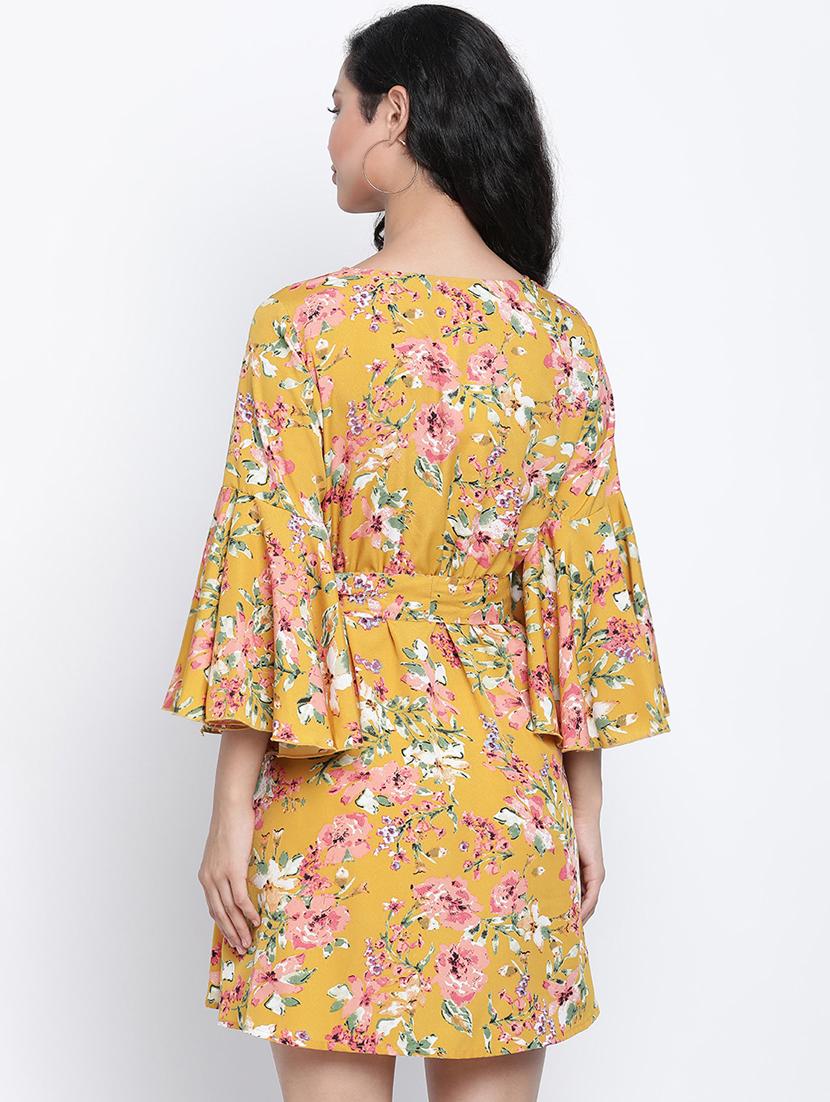 women's fit & flare floral dress - 18014413 - Standard Image - 2