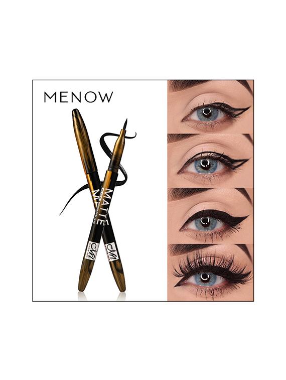 menow matte black liquid eyeliner - 18017352 - Zoom Image - 2