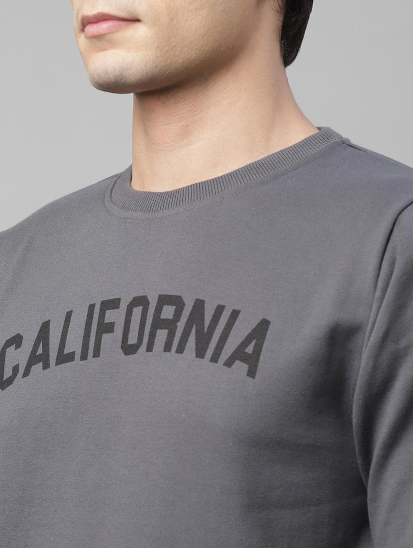 mens chest print sweatshirt - 18030793 - Standard Image - 4