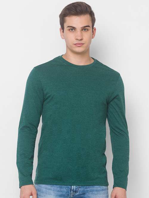 green solid t-shirt - 18039604 - Very Small Image - 1