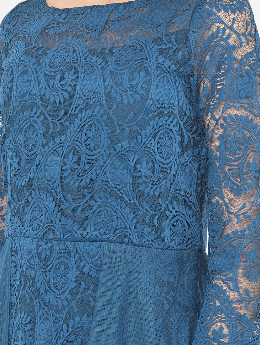 women's fit & flare tropical dress - 18056475 - Zoom Image - 3