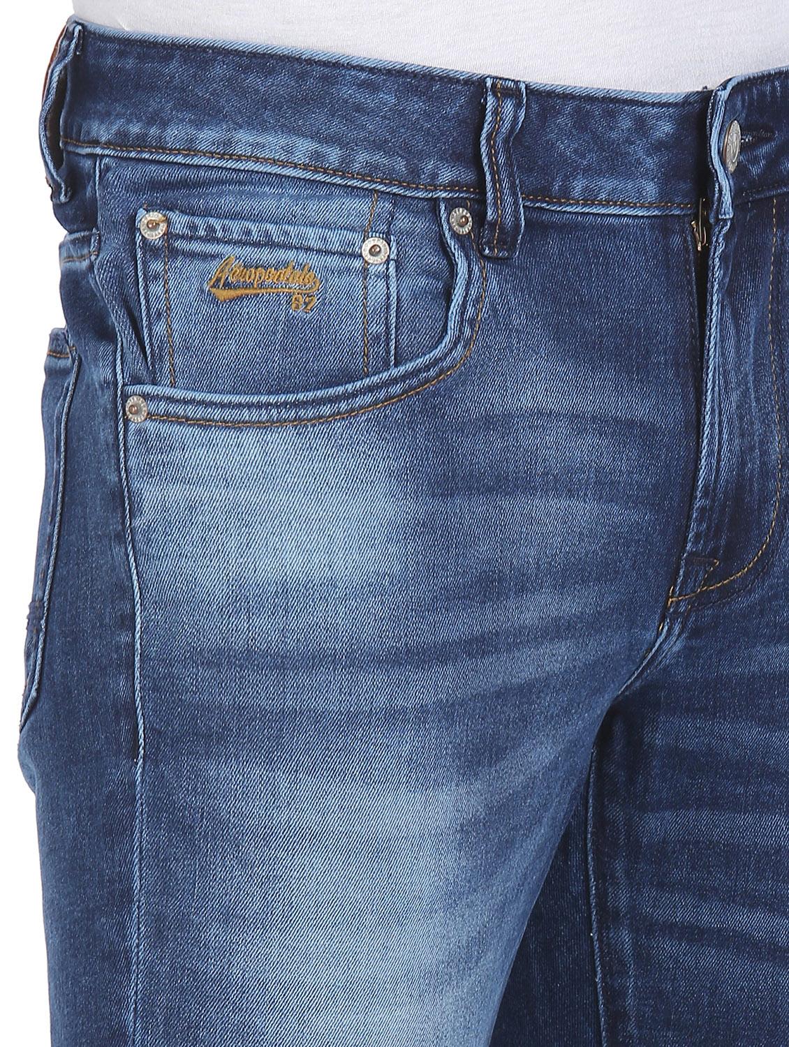 mens slim fit plain jeans - 18074610 - Standard Image - 4