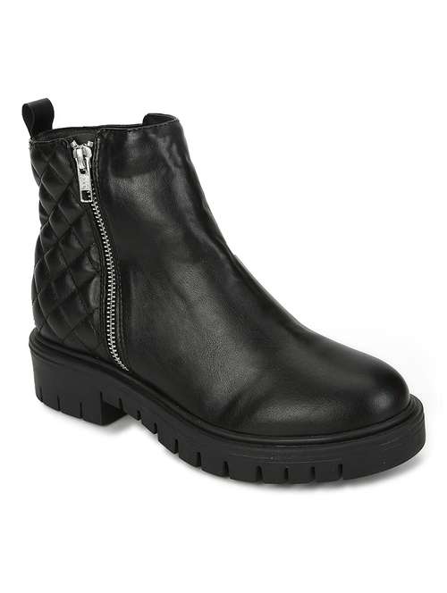 black pu ankle  boots - 18075991 - Very Small Image - 1