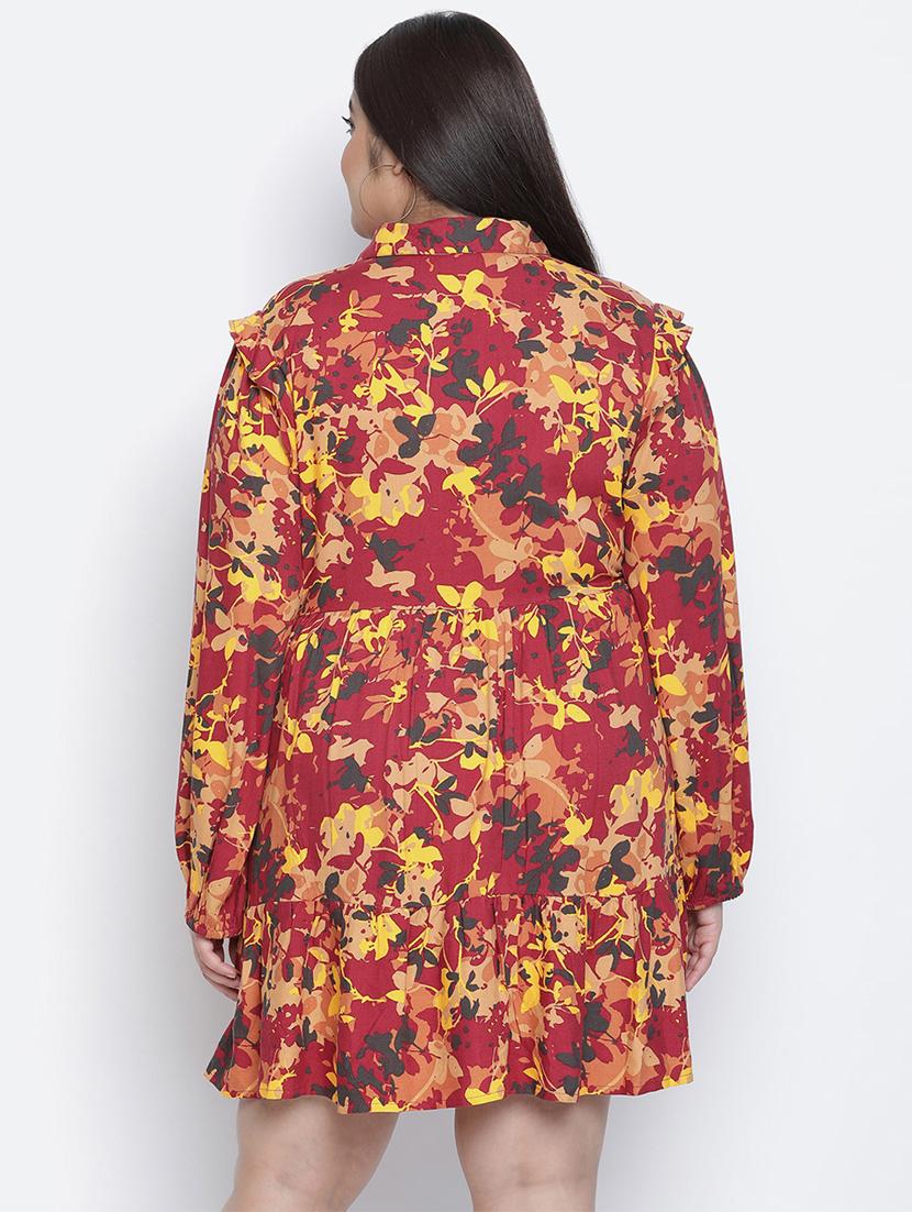 women's tiered dress floral dress - 18116225 - Zoom Image - 2