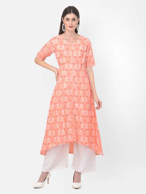 women's asymmetric kurta - 18141335 - Very Small Image - 1
