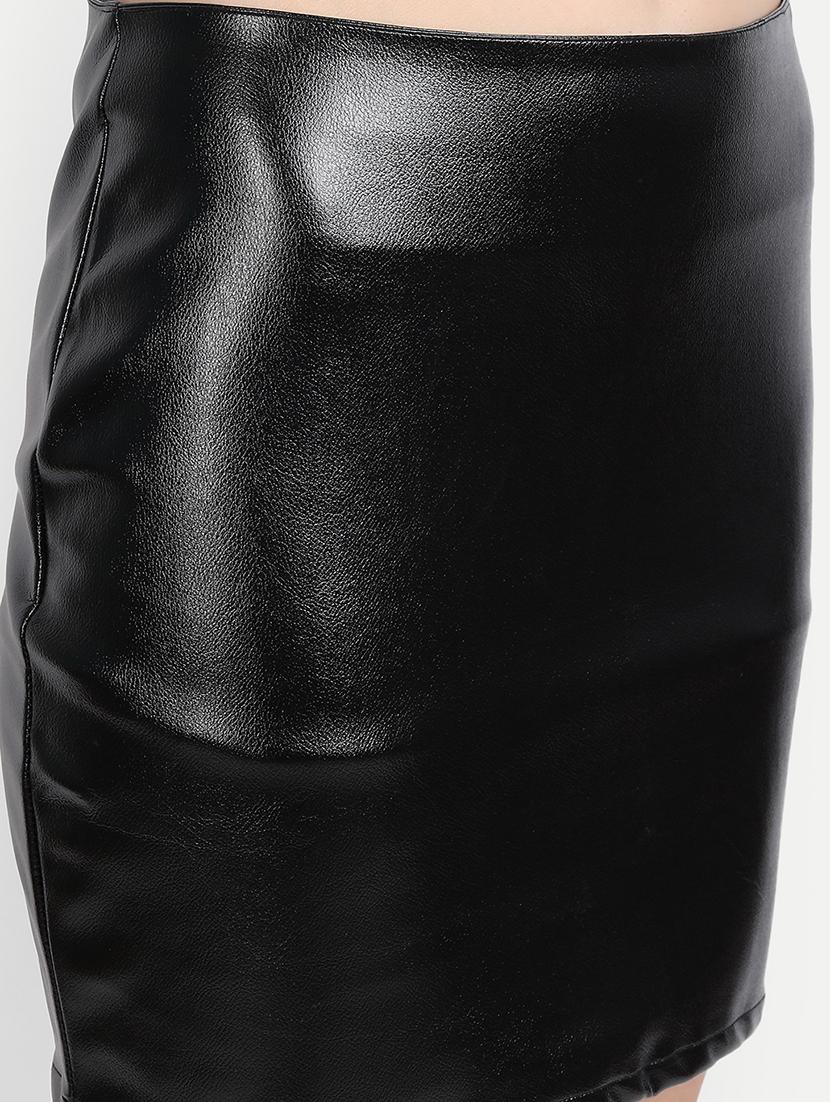 black solid pencil skirts skirt - 18141590 - Standard Image - 4