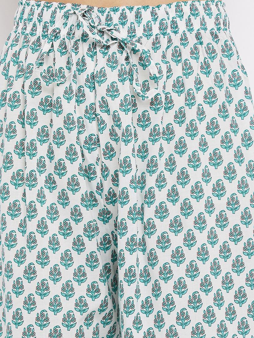 floral printed kurta palazzo set - 18177011 - Standard Image - 5