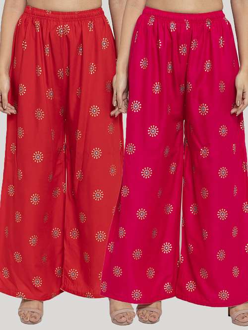 Set Of 2 Printed Palazzo - 18212507 - Very Small Image - 1