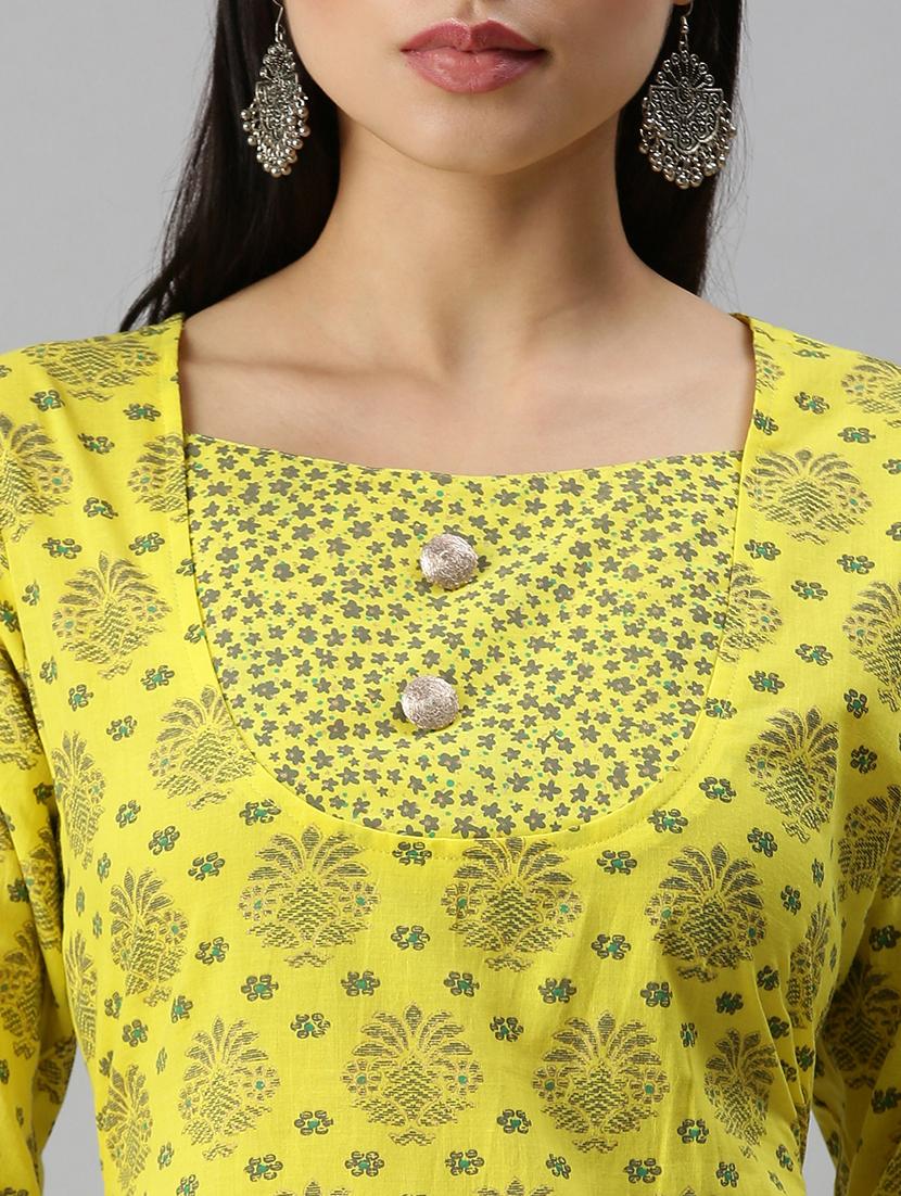 lime printed suit set - 18260915 - Zoom Image - 5