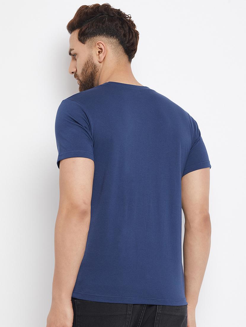 men short sleeved front print t-shirt - 18269704 - Zoom Image - 2