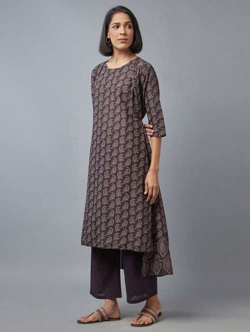 women's high-low kurta - 18277896 - Very Small Image - 1