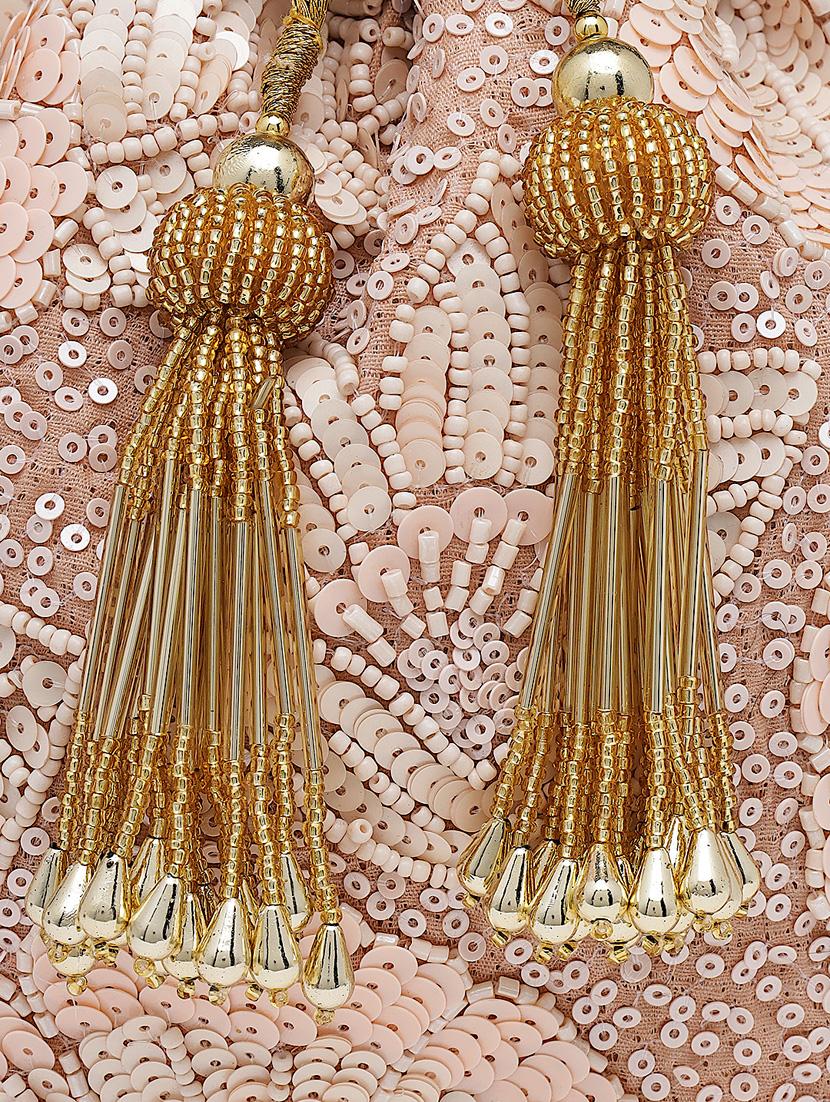 pink sequined regular potli - 18281412 - Standard Image - 3
