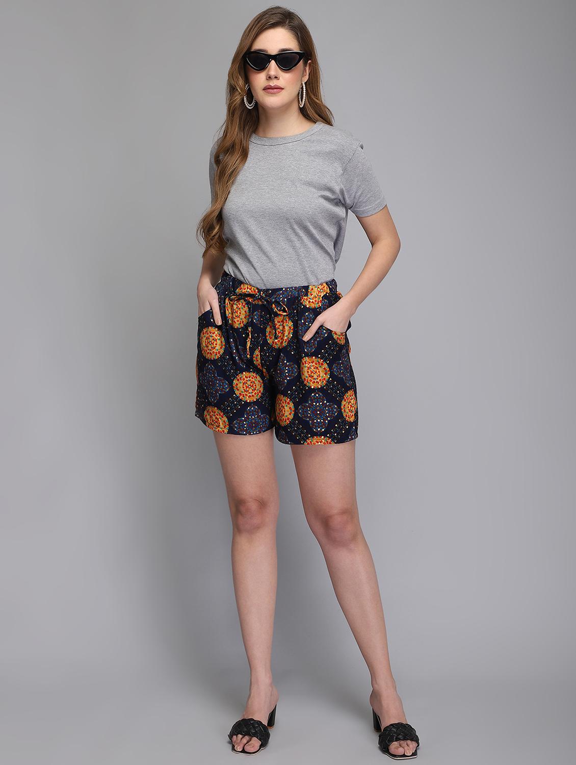 mid rise printed short - 18283351 - Zoom Image - 3