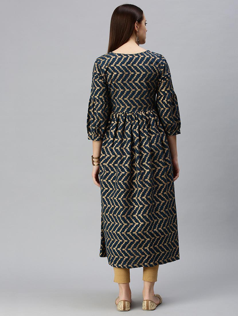 women's flared kurta - 18284936 - Zoom Image - 2
