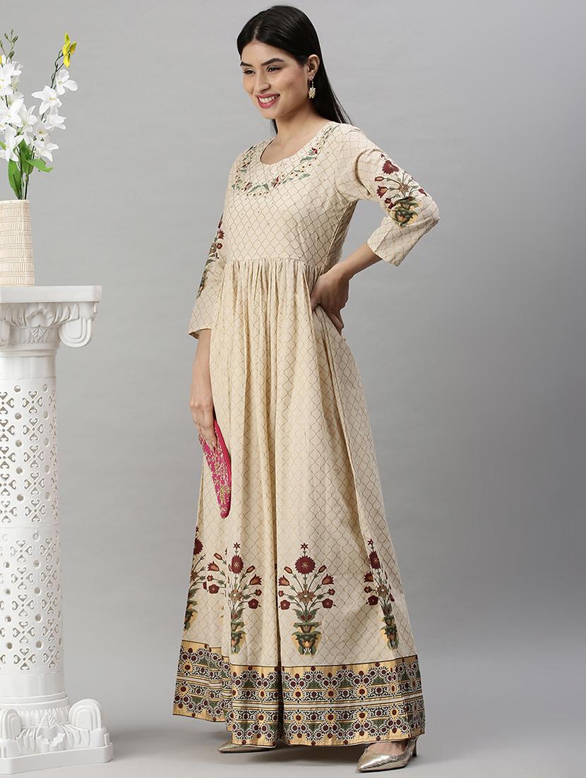 women's flared kurta - 18285007 - Zoom Image - 2