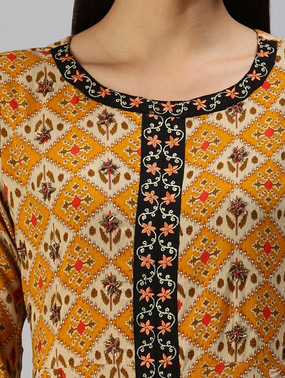 women's flared kurta - 18294659 - Zoom Image - 3