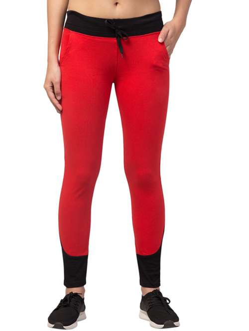 drawstring waist solid track pant - 18310699 - Very Small Image - 1