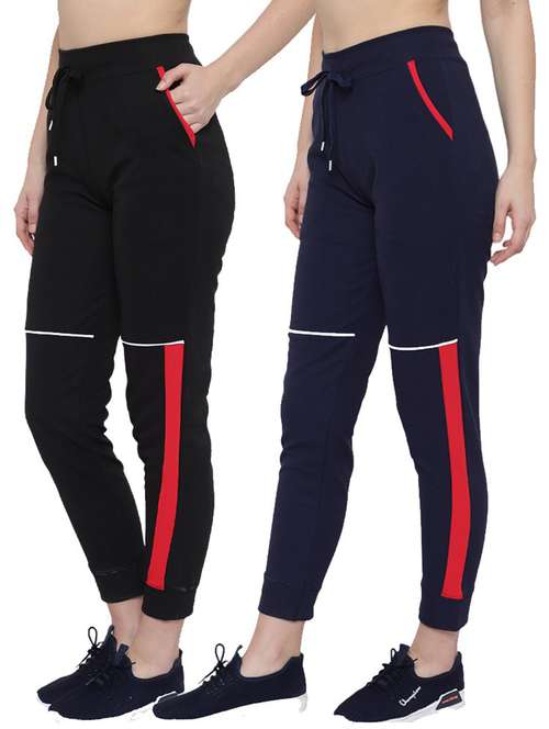 pack of 2 drawstring waist track pant - 18311311 - Very Small Image - 1