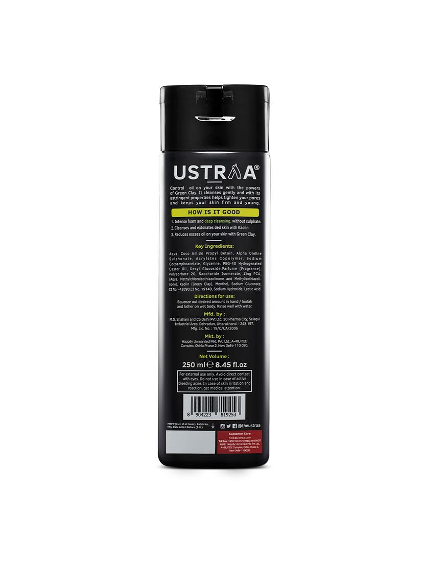 ustraa body lotion germ free - 200ml & body wash- green clay - 250ml - 18316165 - Standard Image - 5