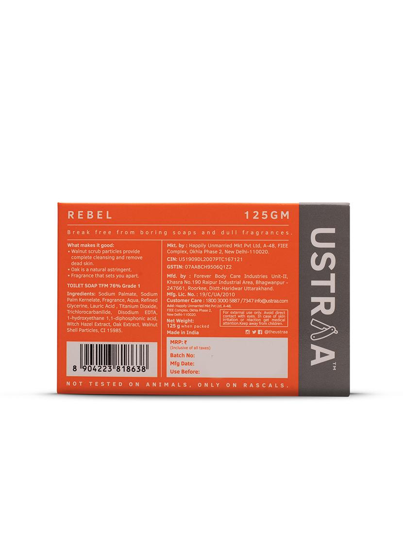 ustraa body lotion germ free - 200ml & cologne soap rebel - pack of 3 - 18316186 - Zoom Image - 5
