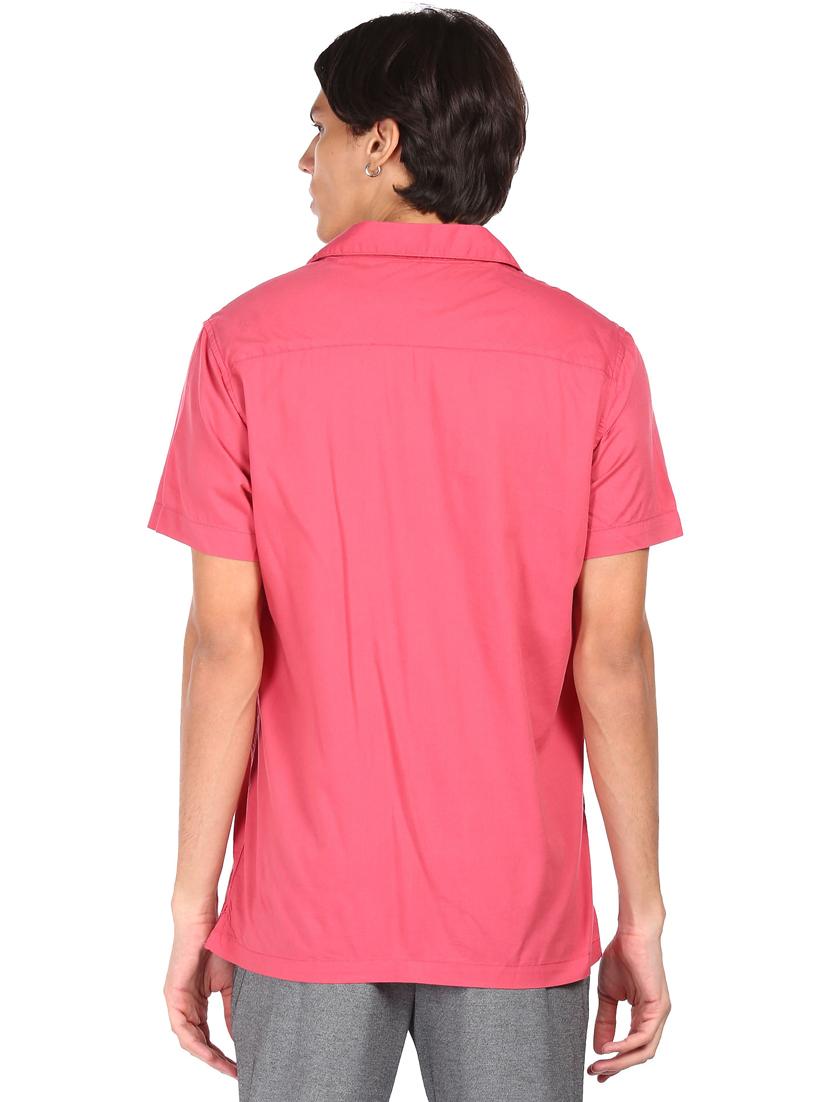 mens solid casual shirt - 18330654 - Standard Image - 2