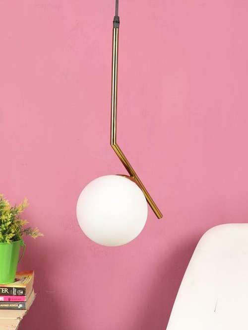 highlighted gold iron hanging lights - bulb not included - 18359644 - Very Small Image - 1