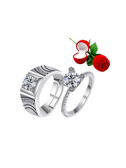 silver plated finger  ring - 18369704 - Very Small Image - 1