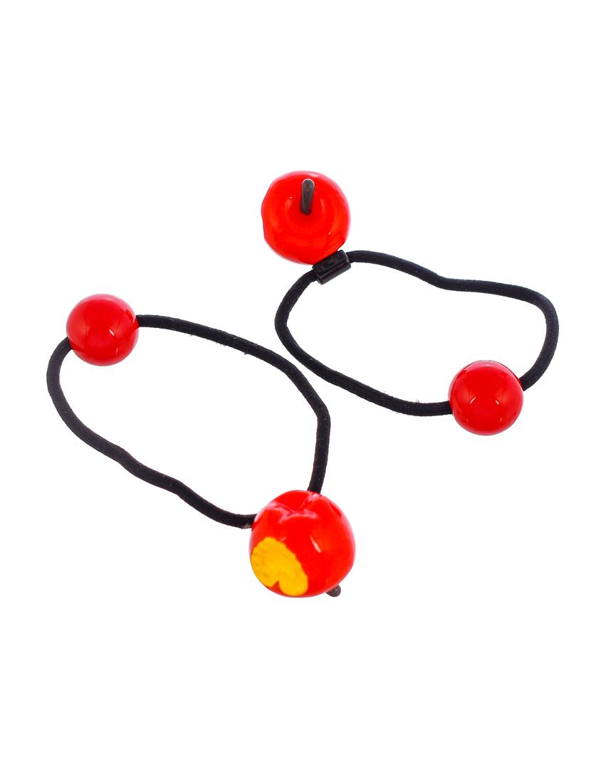 set of 2 apple ponytail holder - 18386611 - Standard Image - 3