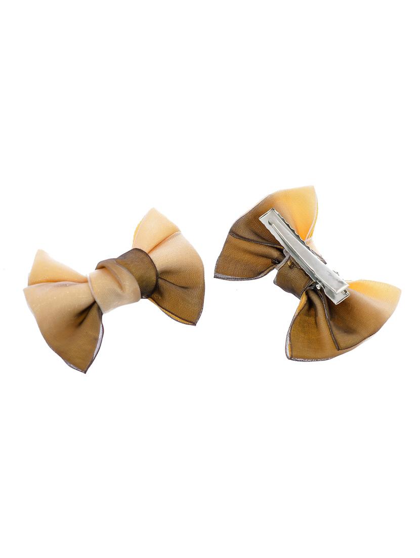 set of 2 shaded beige bow hair accessory - 18386689 - Standard Image - 2