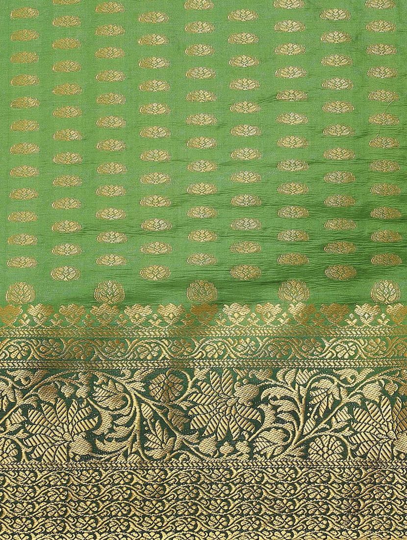 women's banarasi saree - 18386760 - Standard Image - 4