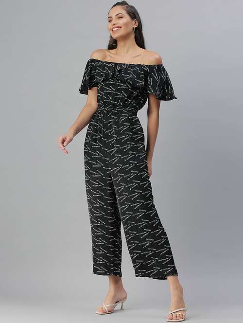 sleeveless printed full leg jumpsuit - 18390889 - Very Small Image - 1