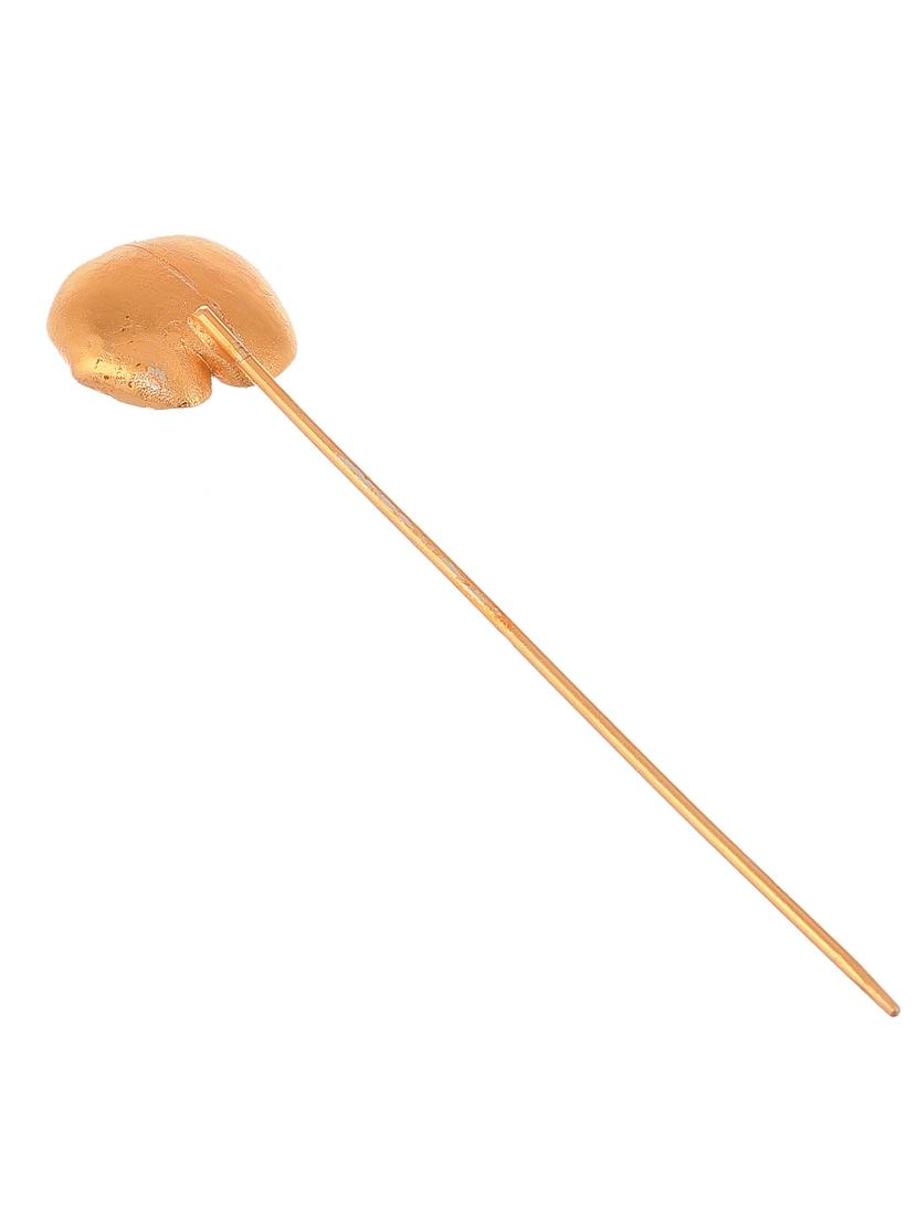 amoeba tama kanzashi gold plated metal hair stick - 18395652 - Standard Image - 3