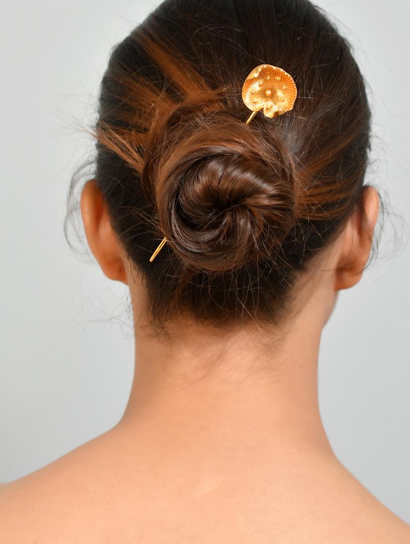 amoeba tama kanzashi gold plated metal hair stick - 18395652 - Zoom Image - 5