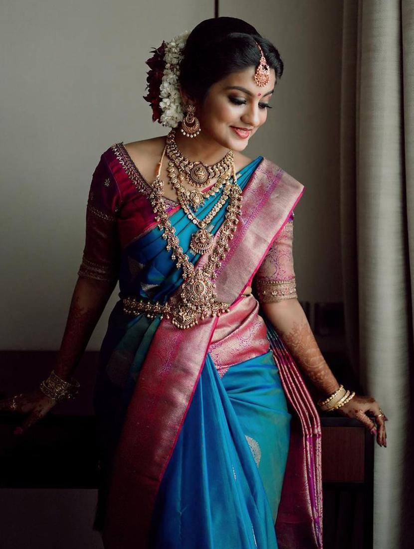 women's banarasi saree - 18401347 - Standard Image - 3