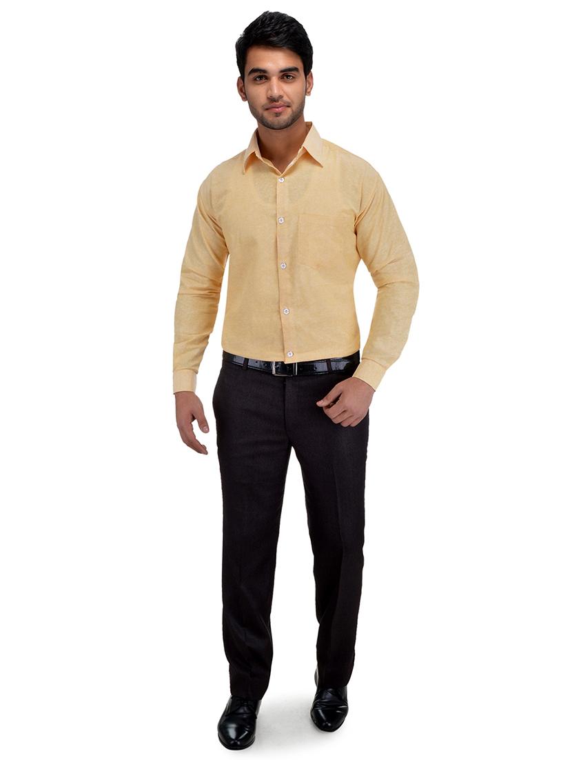 mens solids formal shirt - 18411121 - Zoom Image - 3
