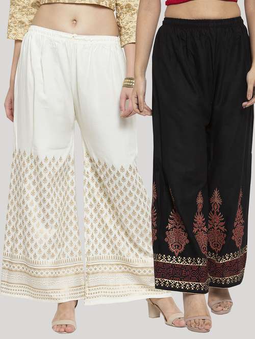 set of 2 pcs printed palazzo - 18415074 - Very Small Image - 1