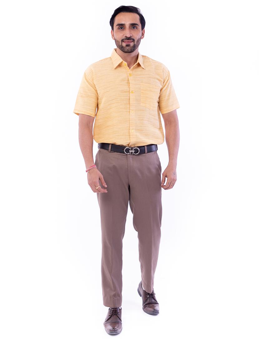 mens solid casual shirt - 18422973 - Zoom Image - 8