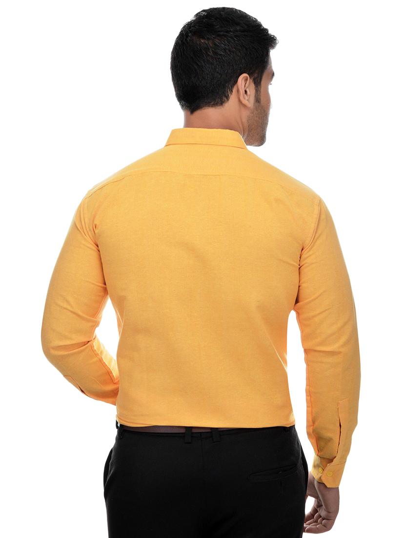 mens solids formal shirt - 18423264 - Zoom Image - 3